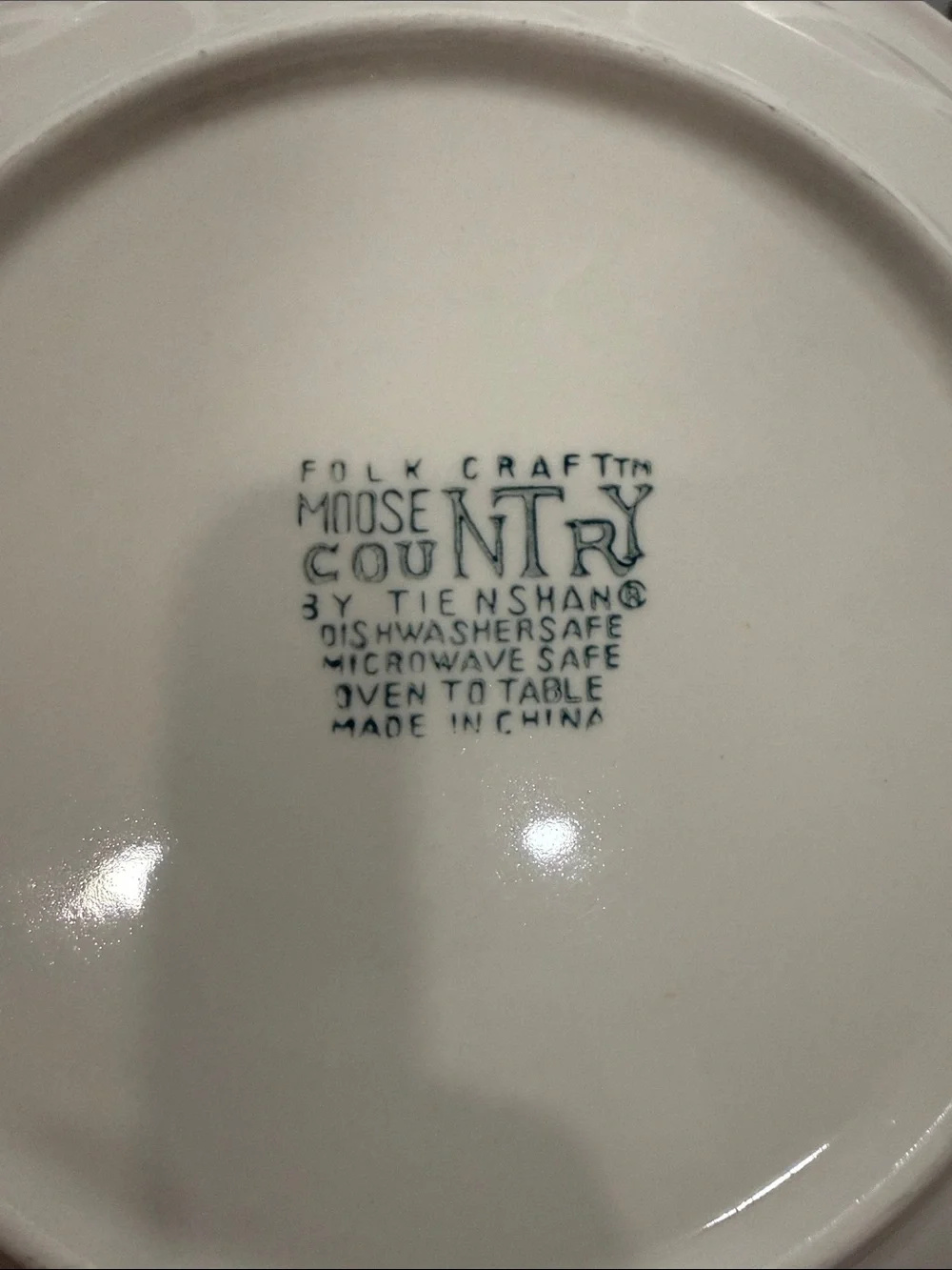 Moose Accent Dinner Plates set of five